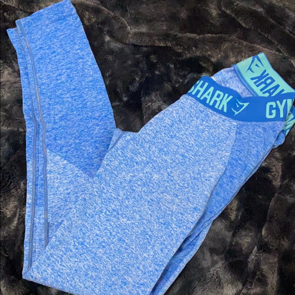 Blue gymshark flex leggings